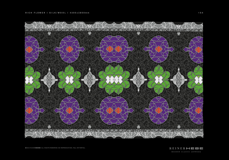 Modern Classic Artwork Design Award für Kollektion Carpet Rich Flower