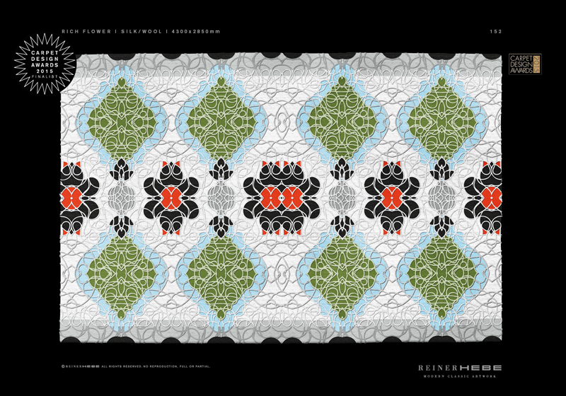 Modern Classic Artwork Design Award für Kollektion Carpet Rich Flower